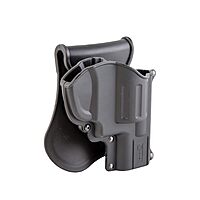CALDWELL OWB Molded Retention Holsters with Heavy Duty Poly Construction, Adjustable Positioning and Paddle Clip