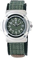 Smith & Wesson Men's Lawman Watch, 3ATM, Glowing Hands, Olive Drab Face, Nylon Strap, Tactical Watch, Precision Quart