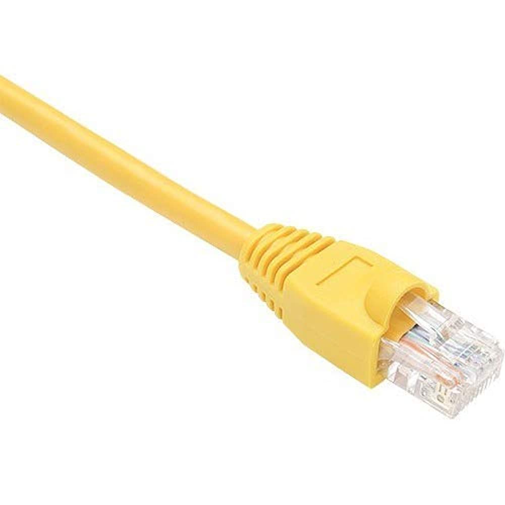 CAT6 GIGABIT ETHERNET Patch Cable, UTP, Yellow, SNAGLESS, 5FT