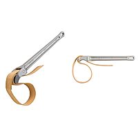 RIDGID 5-Inch 31360 and 2-Inch 31350 Capacity Adjustable Strap Wrenches Bundle Wrench + Strap Wrench