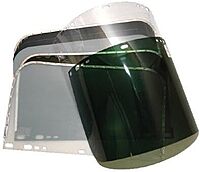 ANCHOR 8 X 16-1/2 DARK GREEN VISOR FOR FIBRE MET