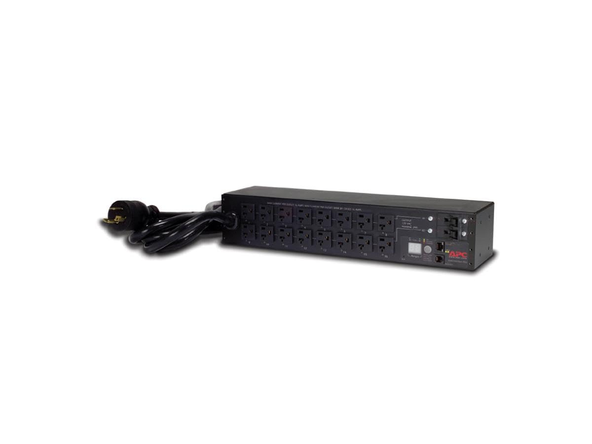 APC Rack PDU, Switched, 2U, 30A, 120V, (16) 5-20