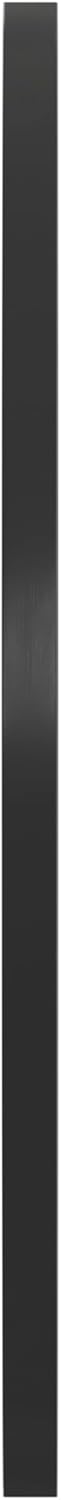 Flash Furniture Julianne Large Round Wall Mirror - Black Circle Accent Mirror