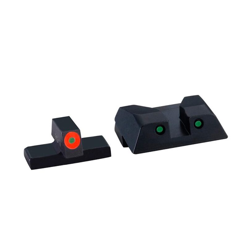 Beretta APX Spartan Tritium Night Sight Kit - Front & Rear Sights, Black Finish