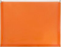 JAM PAPER Plastic Envelopes with Zip Closure