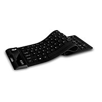 Adesso Wired Waterproof Flex Keyboard, Black AKB-212UB