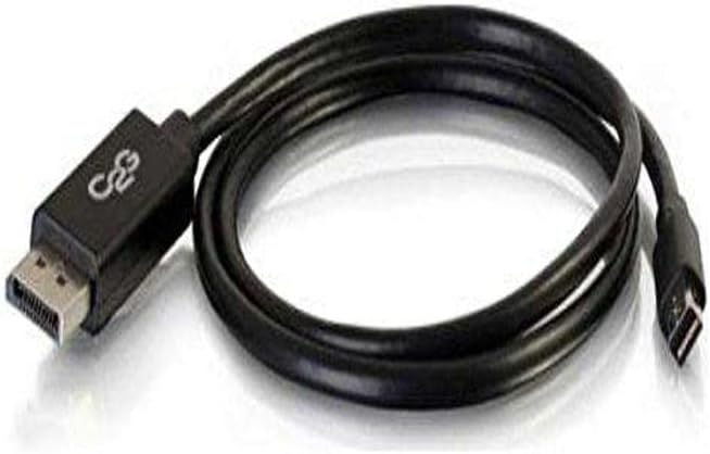 C2G Legrand Mini DisplayPort to DisplayPort Adapter, Male to Male Displayport Adapter, Black 8k Displayport Adapter