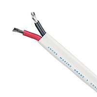 Ancor Standard Duplex Cable - Flat 10/2 AWG - 2 x 5mm² Red/Black - 250'