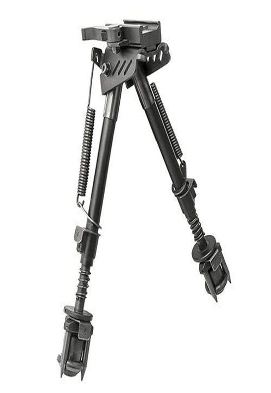 NcStar BIPOD with Weaver Quick Release Mount/Universal Barrel Adapter Included/Notched Legs