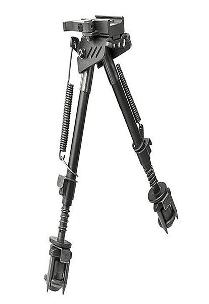NcStar BIPOD with Weaver Quick Release Mount/Universal Barrel Adapter Included/Notched Legs