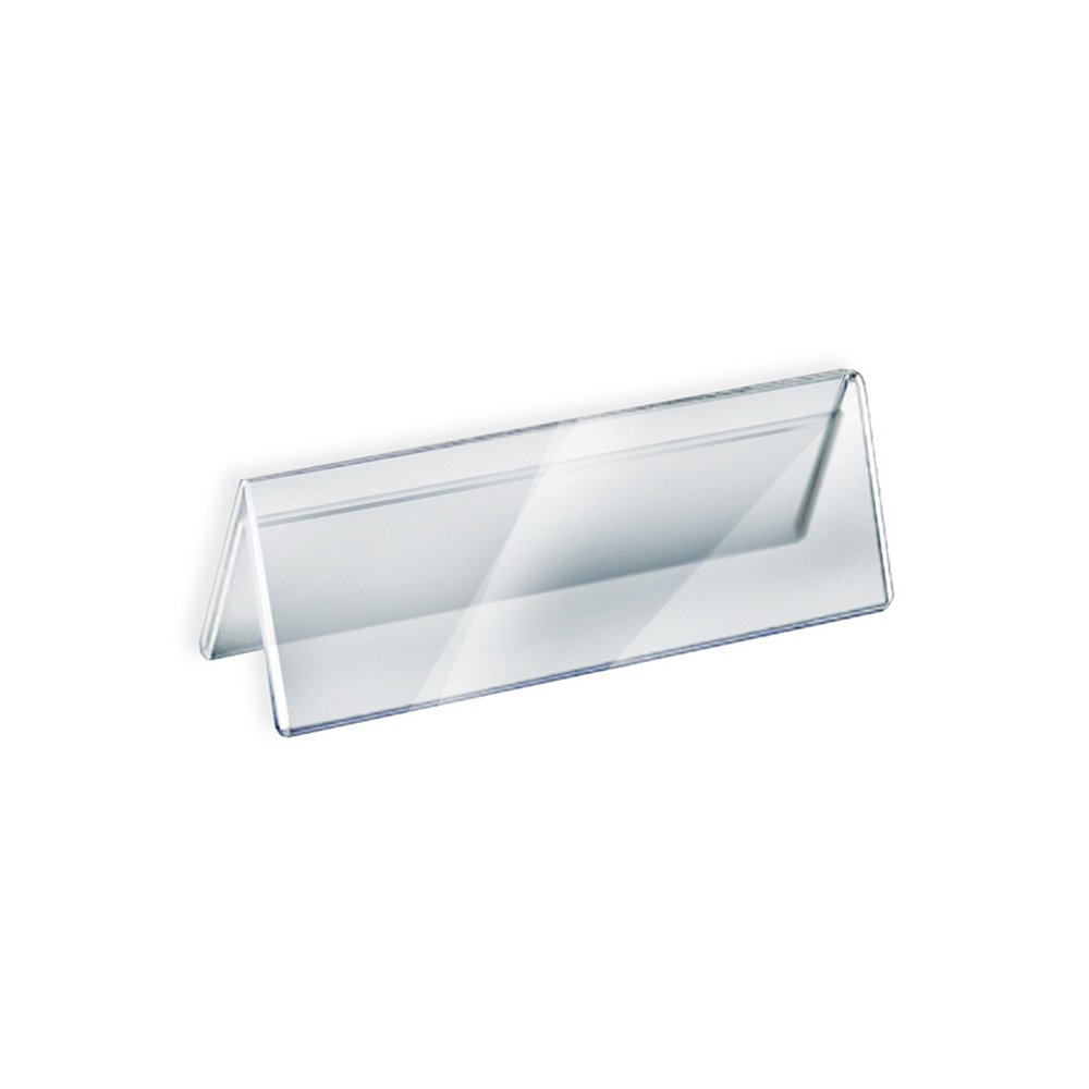 Azar Displays Acrylic Two-Sided Nameplates (Pack of 10)