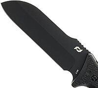 Schrade Delta Class Bedrock Sheepsfoot Fixed Blade with 10.4in Stainless Steel Blade, TPE Handle for Outdoor Survival