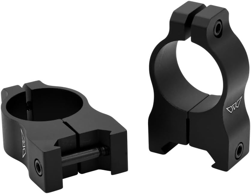 Warne Vapor Scope Rings, 1 inch, High, V402M, Black