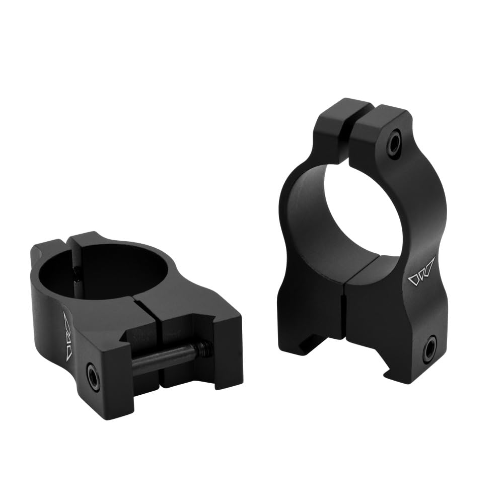 Warne Vapor Scope Rings, 1 inch, High, V402M, Black