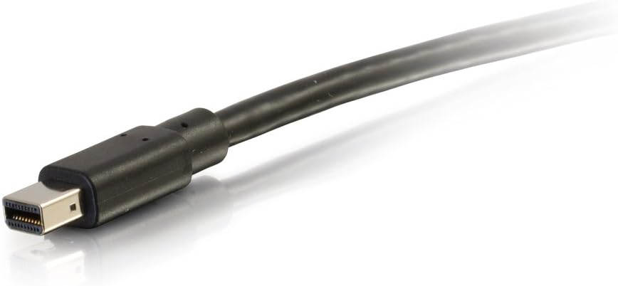 C2G Cables to Go 54301 6-ft Mini DisplayPort to DisplayPort Male/Male Adapter Cable, BK