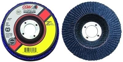 4-1/2"X5/8-11 Z3-120 T27REG 100% ZA FLAP DISC