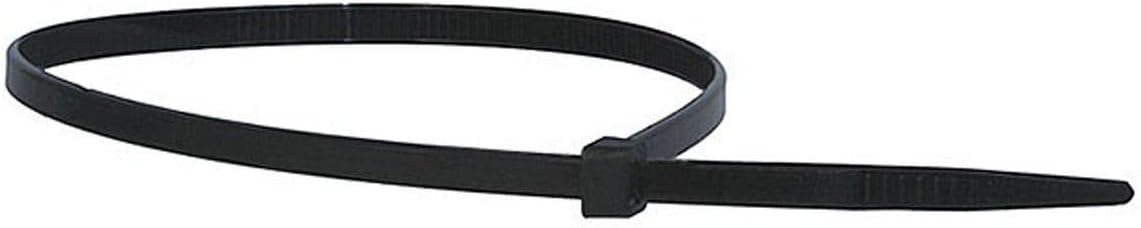 MONOPRICE Cable Ties 100-Piece Pack Nylon Zip Ties - Black
