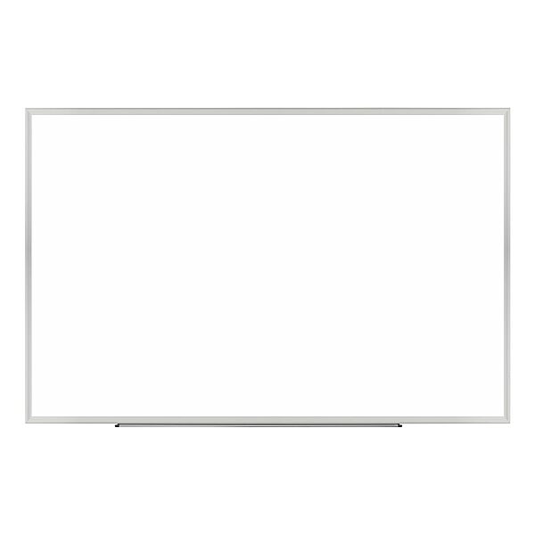 Realspace™ Magnetic Dry-Erase Whiteboard, 48'' x 72", Aluminum Frame with Silver Finish
