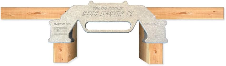 Stud Master 12-MADE IN USA- PATENT PENDING Inch On-Center Stud Layout Tool - Precision Wall Stud Framing Tool
