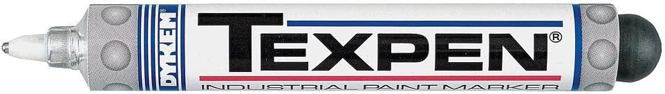Dykem Texpen 60802 White Fine Marking Pen - 16080 [PRICE is per EACH]