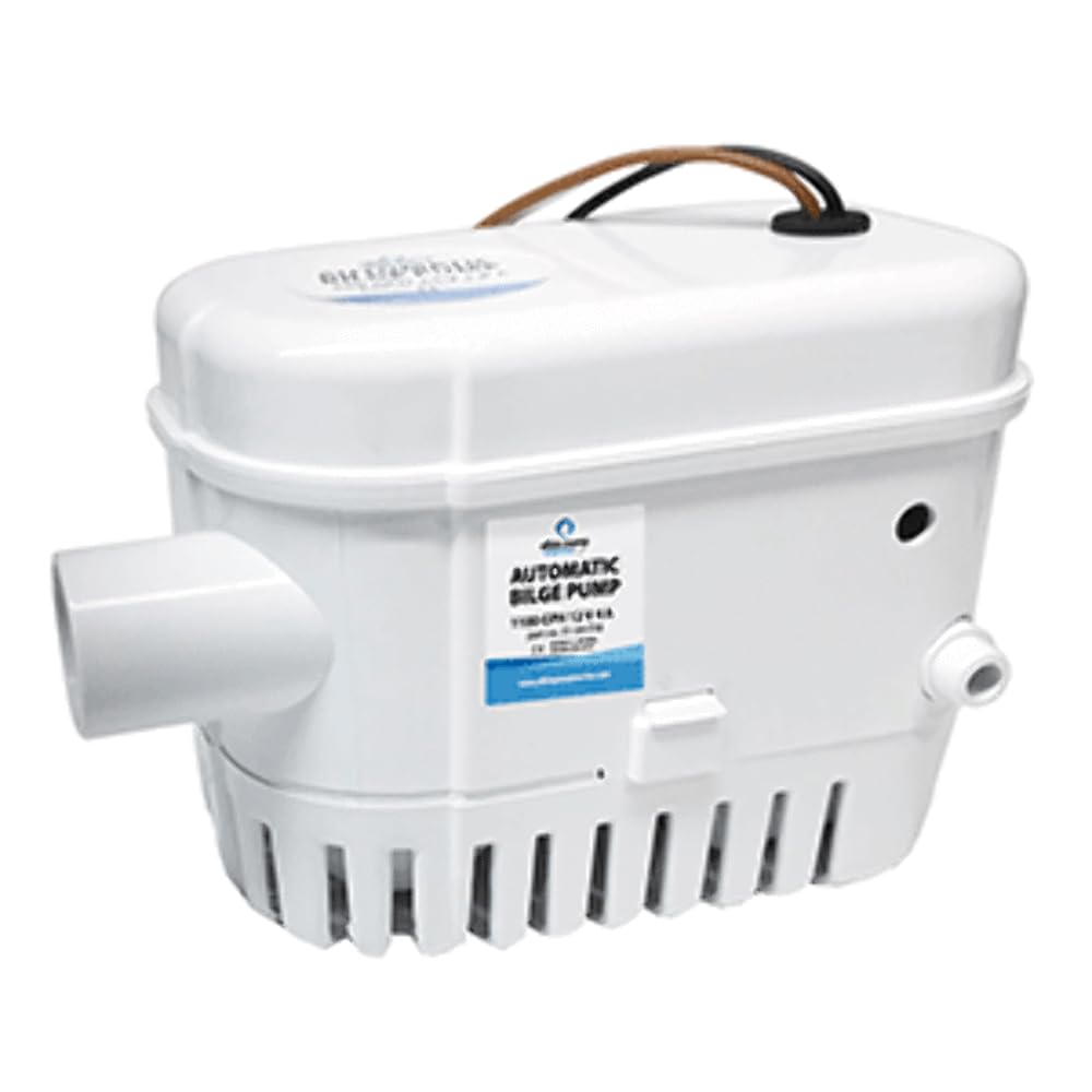 Marine 01-04-019 Albin Pump Automatic Bilge Pump 1100 GPH - 24V