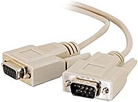 C2G 09452 DB9 M/F Serial RS232 Extension Cable, Beige (25 Feet, 7.62 Meters)