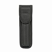 Hero's Pride Ballistic Closed AA Compact Flashlight Case - Lightweight Design - Hidden USA DOT Snaps - Fits Duty Belts 2.25" Wide