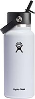 Hydro Flask Wide Mouth Flex Straw Cap Bottle - Insulated Stainless Steel