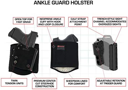 GALCO Ankle Guard Neoprene Ankle Holster