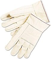 Memphis Glove 9124K Cotton/Unlined Canvas Double Palm and Hot Mill Gloves, Large (Pack of 12)