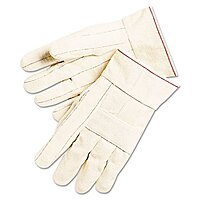 Memphis Glove 9124K Cotton/Unlined Canvas Double Palm and Hot Mill Gloves, Large (Pack of 12)