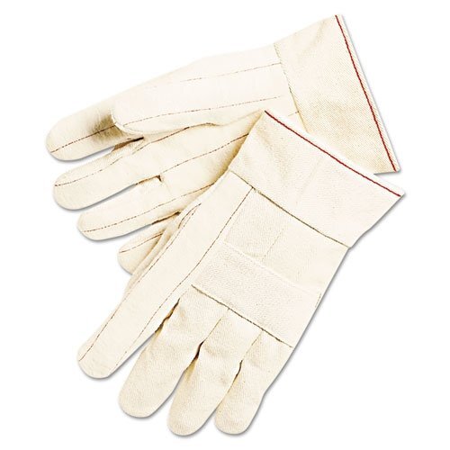 Memphis Glove 9124K Cotton/Unlined Canvas Double Palm and Hot Mill Gloves, Large (Pack of 12)