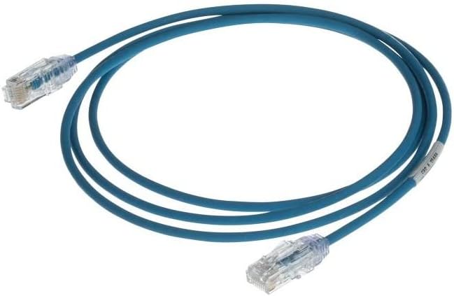 Panduit Cat6 28awg Network Patch Cable/Cord, 5 Foot Blue UTP28SP5BU
