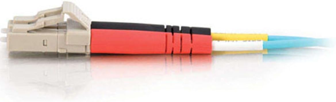C2G OM3 LC-LC Duplex Multimode Fiber Optic Patch Cable 10Gb 50/125 PVC