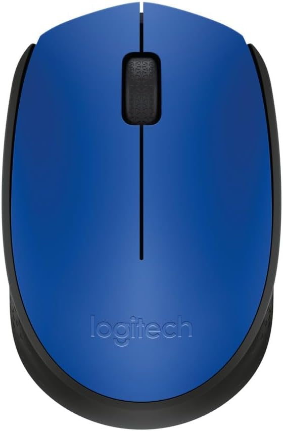 Logitech M170 Wireless Mouse for PC, Mac, Laptop, 2.4 GHz with USB Mini Receiver - Battery Life, Ambidextrous