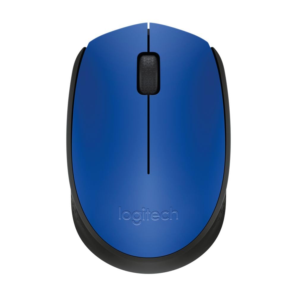 Logitech M170 Wireless Mouse for PC, Mac, Laptop, 2.4 GHz with USB Mini Receiver - Battery Life, Ambidextrous