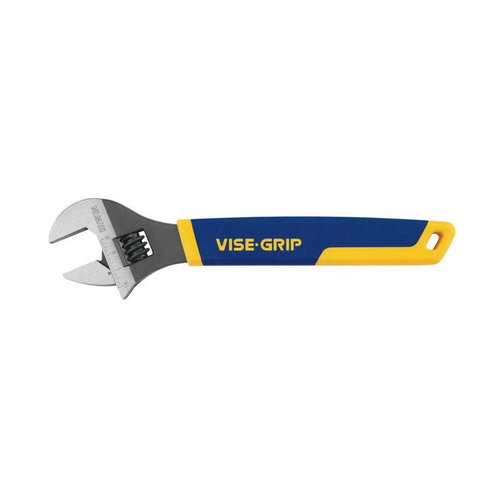 IRWIN VISE-GRIP Adjustable Wrench Set, SAE, 12-Inch (2078612), yellow