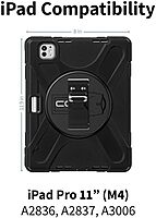 CODi Rugged Case for iPad Pro 11" (M4) (2024) | 360° Protection, Drop-Test & Fluid Contamination Certified