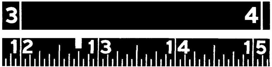 1/64 Inch Graduation, 240 Inch Measurement, Steel Diameter Tape Measure