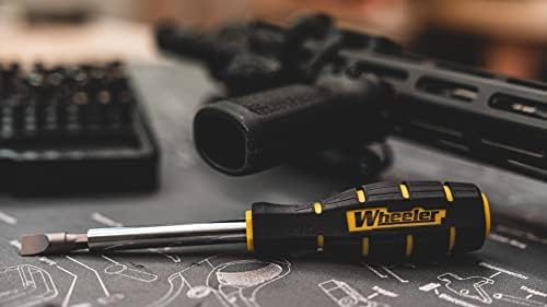 Wheeler 89 Piece Gunsmithing Screwdriver Set with Durable Construction and Storage Case for Gunsmithing and Maintenance