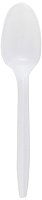 Genuine Joe GJO20002 Polypropylene Medium-Weight Spoon, White (Pack of 1,000)