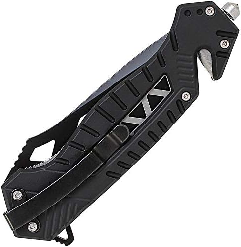 Smith & Wesson SW608BLS 8.5in High Carbon S.S. Folding Knife with 3.4in Serrated Drop Point Blade and Aluminum Handle