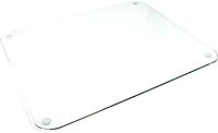 Desktex Glaciermat Anti-Skid Tempered Glass Desk Pad, 19-inch x 24-inch, Clear (FCDE1924G)
