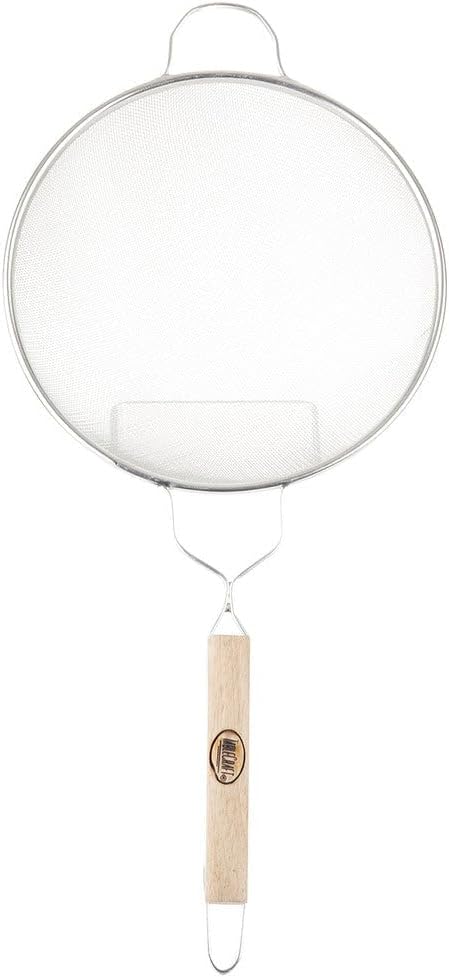 Tablecraft 10-1/4" Tinned Medium Mesh Strainer