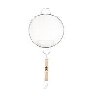 Tablecraft 10-1/4" Tinned Medium Mesh Strainer