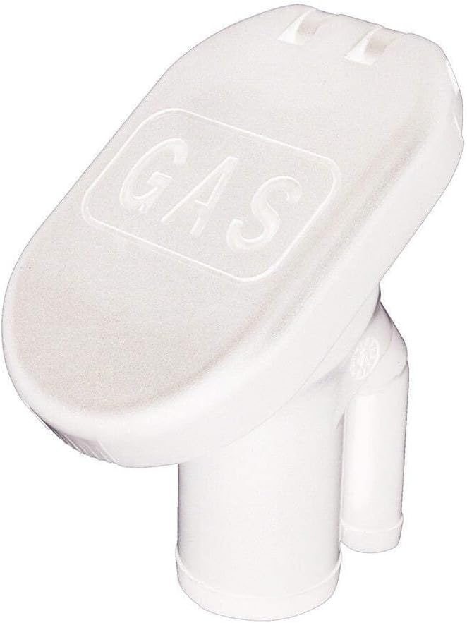 Perko Sealed Flip Top Cap Fills f/1-1/2" Hose - White