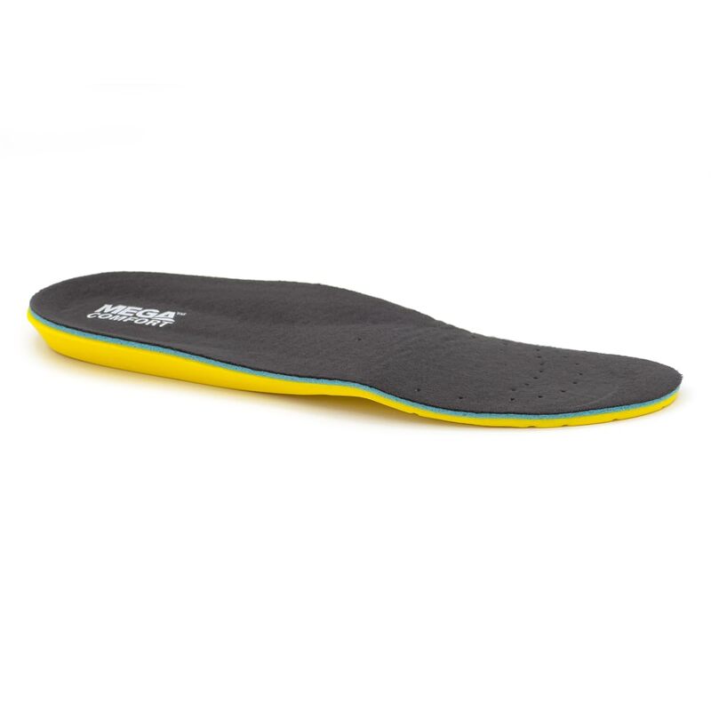MEGACOMFORT MCFPAM-M8/W10 Insole, Men 8/Women 10, Yellow/Black, PR