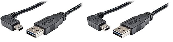 Tripp Lite 3-Feet USB 2.0 Universal Reversible Cable A to Right 5-Pin Mini B