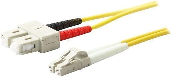 AddOn Add-On Computer 3m LC (Male) to SC (Male) Yellow Duplex Single-Mode Fiber Patch Cable (ADD-SC-LC-3M9SMF)