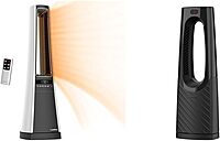 Lasko Oscillating Bladeless Ceramic Tower Space Heater for Home with Enhanced Safety